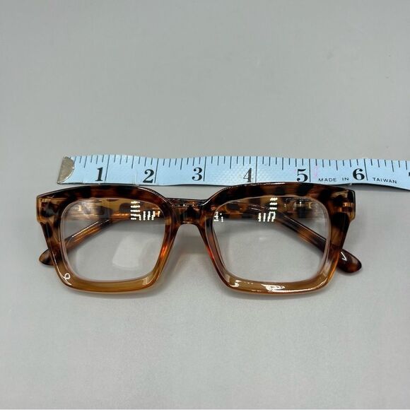 Women’s Square Leopard Print Readers +50 - Picture 5 of 7